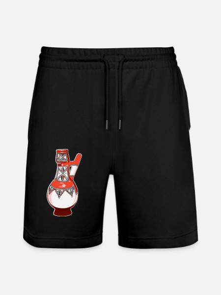 Kabyle Amazigh pottery - Stanley/Stella Trainer Unisex Organic Jogging Shorts - black