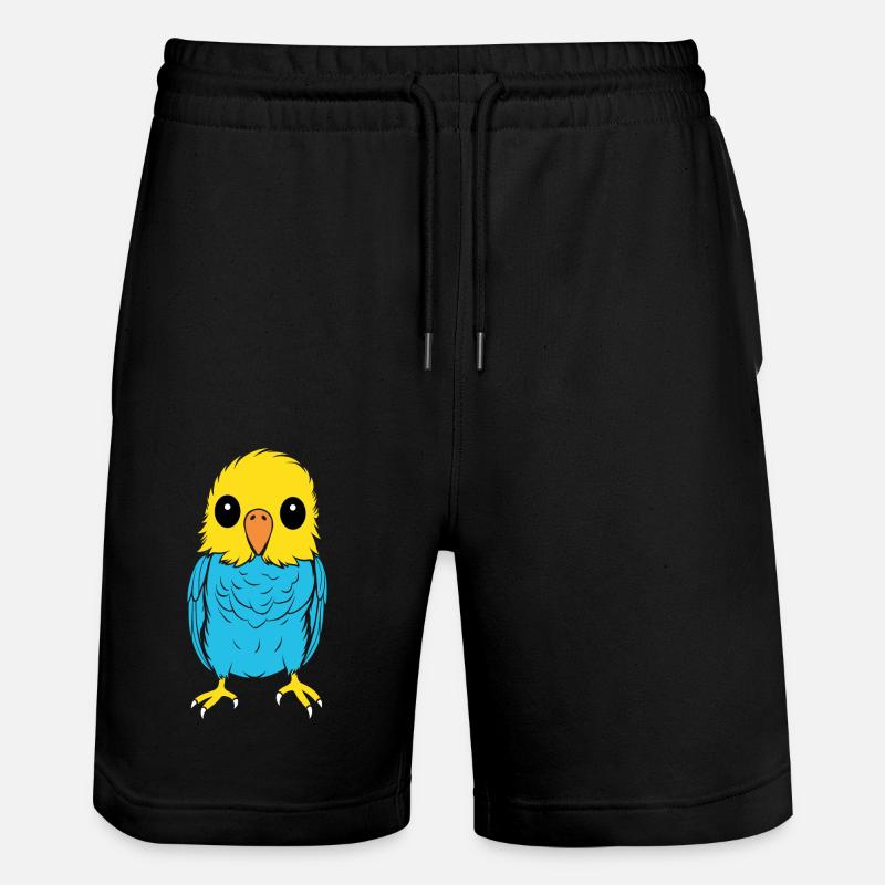 Mignonne petite perruche - Short de jogging bio TRAINER Stanley/Stella unisexe - noir