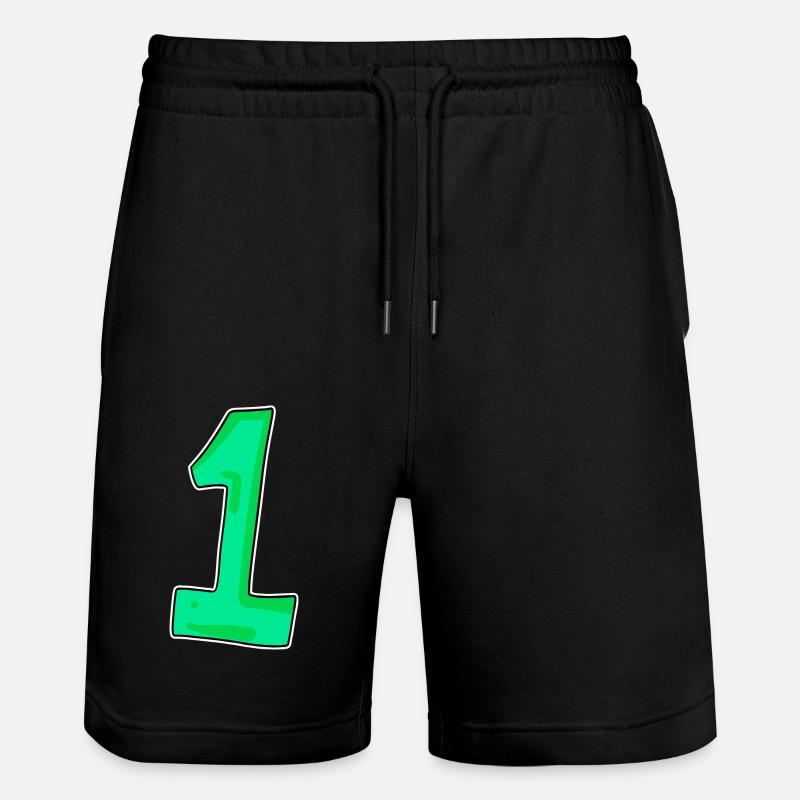 1 vert - Short de jogging bio TRAINER Stanley/Stella unisexe - noir