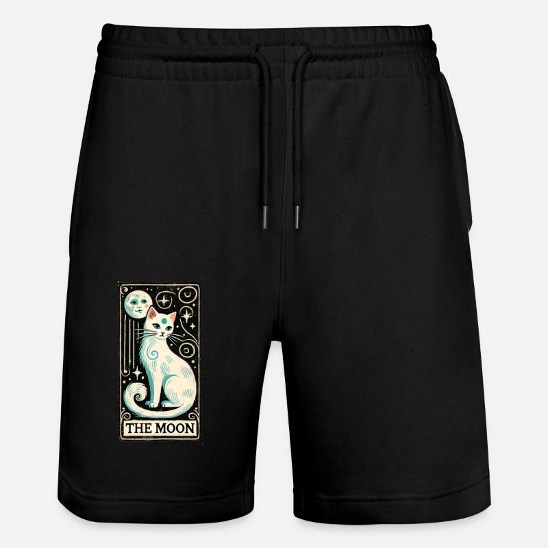Le Tarot de la Lune - Short de jogging bio TRAINER Stanley/Stella unisexe - noir