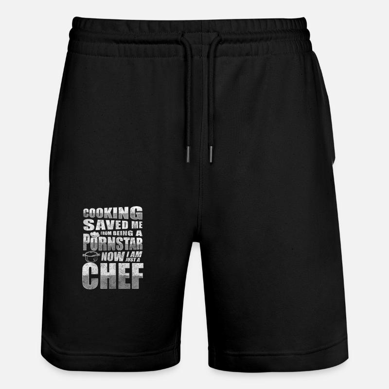 Cuisine Chef Restaurant Goût - Short de jogging bio TRAINER Stanley/Stella unisexe - noir