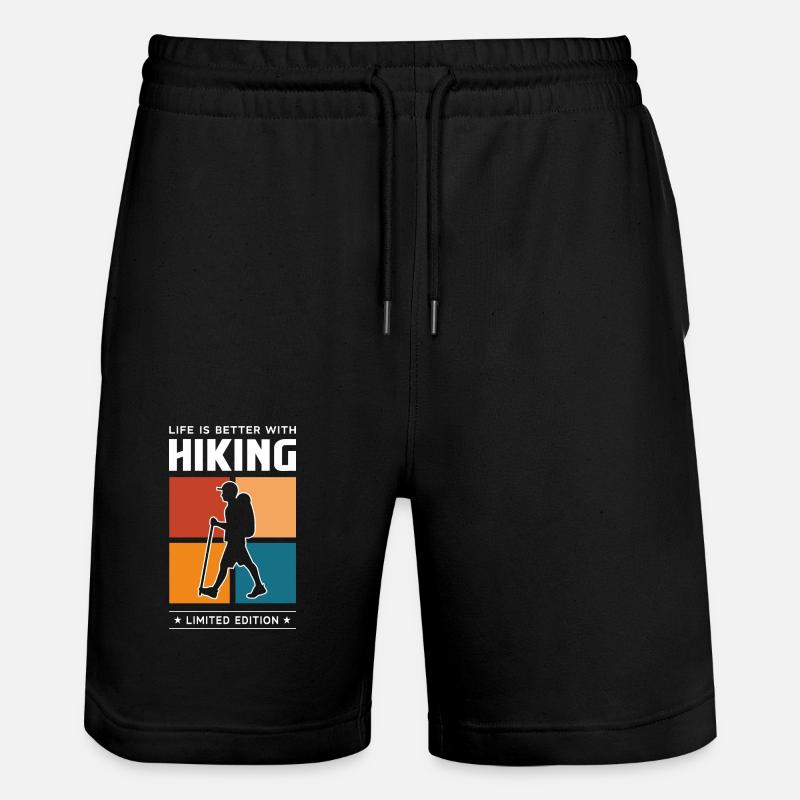 Hiking - Stanley/Stella Unisex Bio Joggingshorts Trainer  - Schwarz