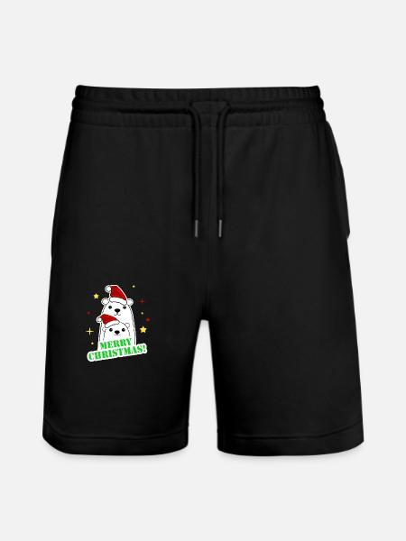 Joyeux Noël - Short de jogging bio TRAINER Stanley/Stella unisexe - noir