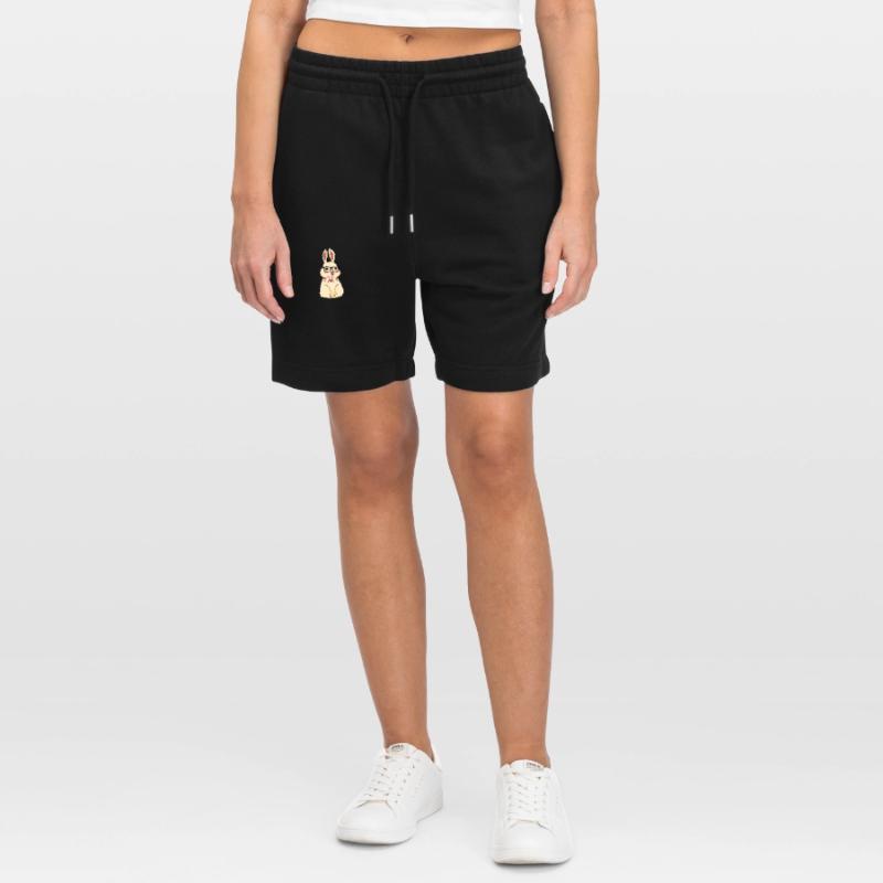 Cute Easter Rabbit Fly Stanley/Stella Unisex Bio Joggingshorts Trainer 