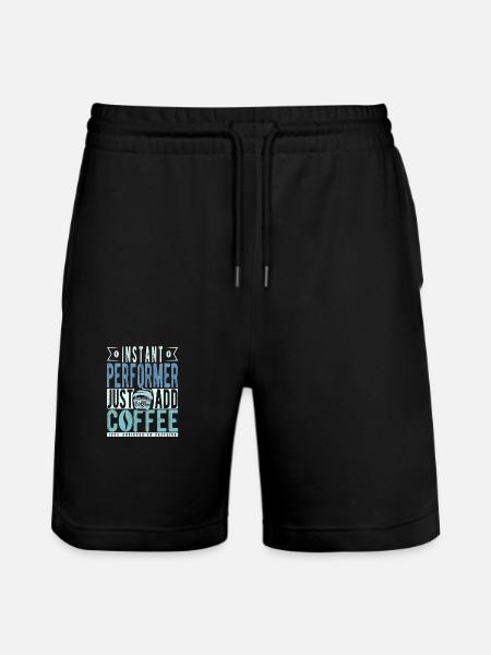 Artist Coffee Saying - Stanley/Stella Trainer Unisex Organic Jogging Shorts - black