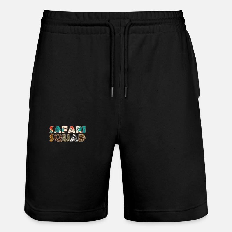 Équipage Safari - Short de jogging bio TRAINER Stanley/Stella unisexe - noir