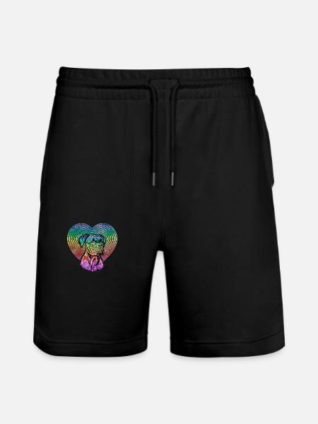 Boxer Retro - Stanley/Stella Unisex Bio Joggingshorts Trainer  - Schwarz