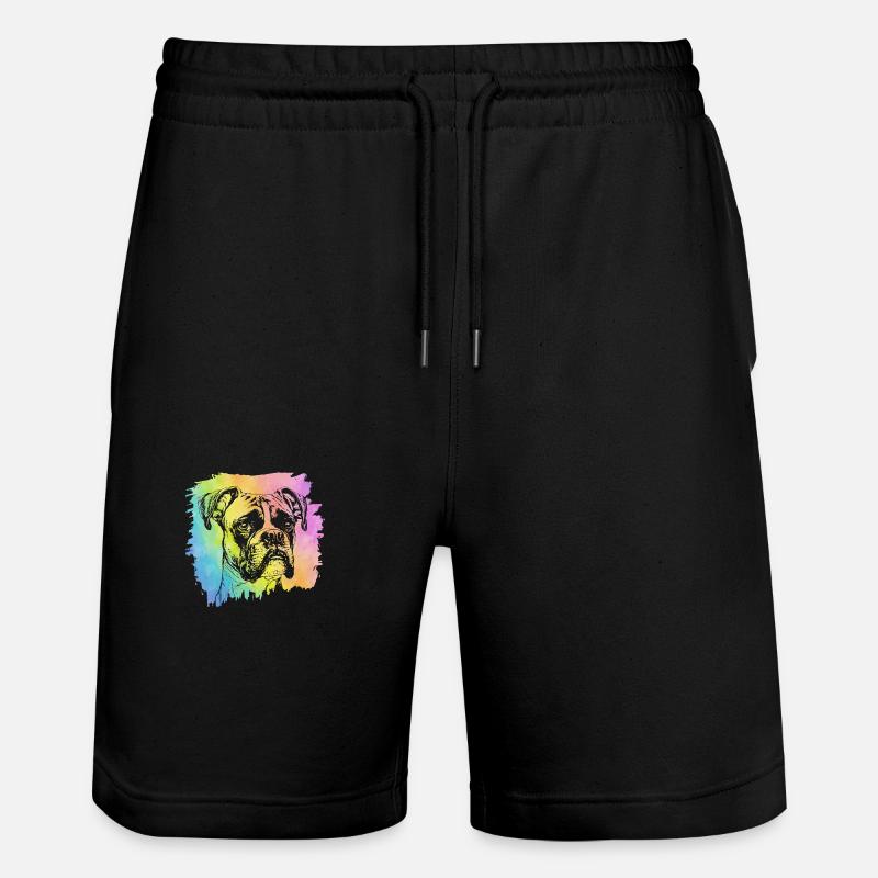 Boxer - Stanley/Stella Unisex Bio Joggingshorts Trainer  - Schwarz