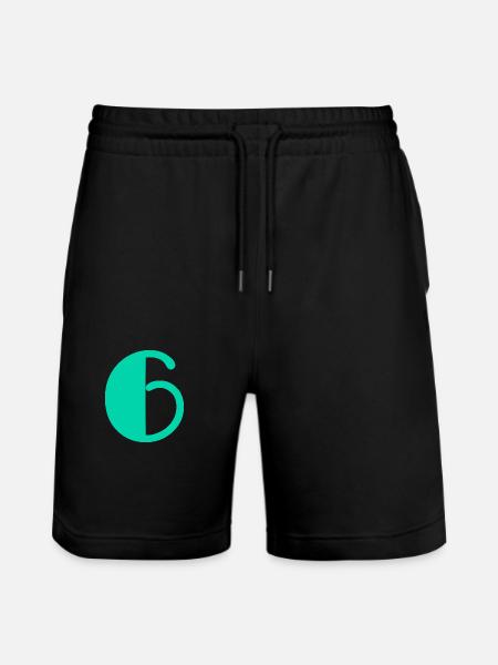 6. 6 ÅR. 6 års jubilæum. FØDSELSDAG 6 ÅR - Stanley/Stella Trainer økologiske unisex joggingshorts - sort