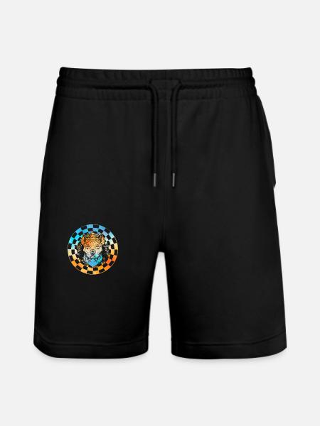 Pitbull - Stanley/Stella Trainer Unisex Organic Jogging Shorts - black