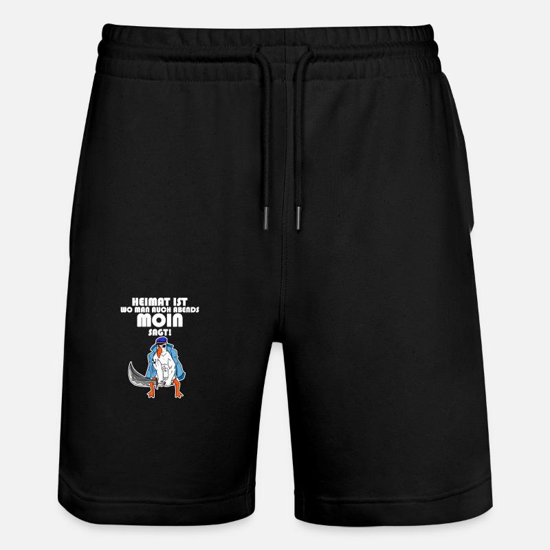 Nordsee - Stanley/Stella Unisex Bio Joggingshorts Trainer  - Schwarz