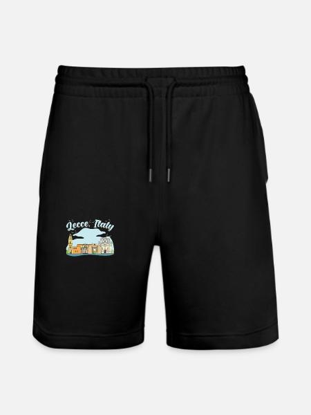 Lecce Italy Souvenir - Stanley/Stella Trainer Unisex Organic Jogging Shorts - black