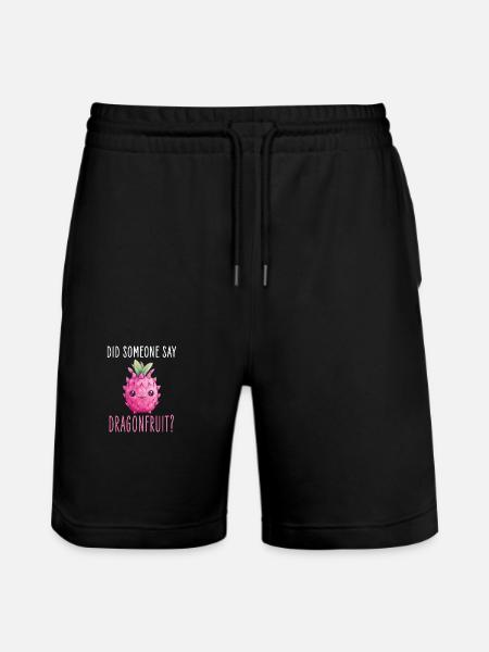 Drachfrucht Kawaii - Stanley/Stella Unisex Bio Joggingshorts Trainer  - Schwarz