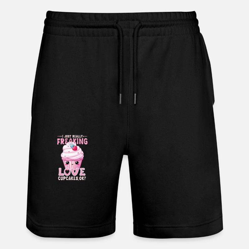Cupcake Kawaii - Short de jogging bio TRAINER Stanley/Stella unisexe - noir