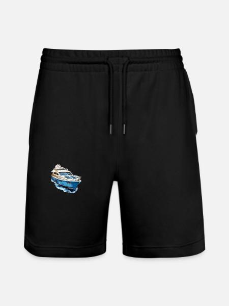 Yacht - Stanley/Stella Trainer Unisex Organic Jogging Shorts - black