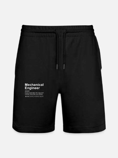 Definition of Mechanical Engineer - Stanley/Stella Trainer Unisex Organic Jogging Shorts - black