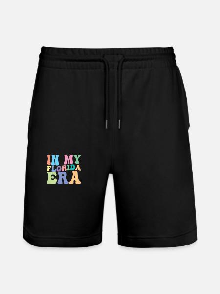 Florida Retro Groovy - Stanley/Stella Unisex Bio Joggingshorts Trainer  - Schwarz