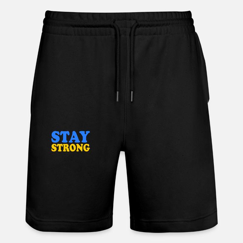 Stay strong - Short de jogging bio TRAINER Stanley/Stella unisexe - noir