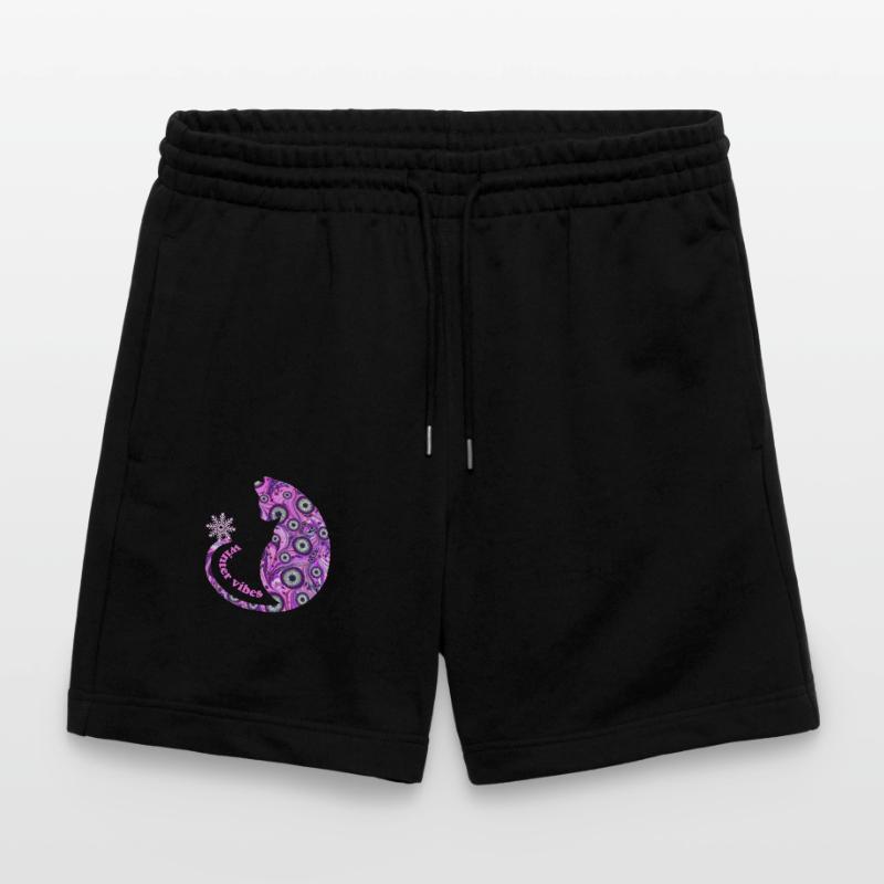 Chat avec flocon de neige E 6 Short de jogging bio TRAINER Stanley/Stella unisexe
