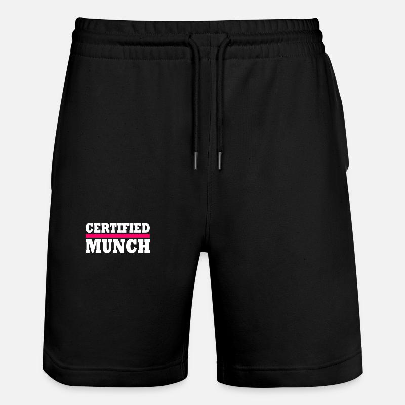 Certified munch - Short de jogging bio TRAINER Stanley/Stella unisexe - noir