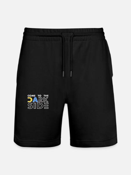 come to the dark side - Stanley/Stella Trainer Unisex Organic Jogging Shorts - black