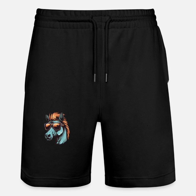 Tête de cheval Cool - Short de jogging bio TRAINER Stanley/Stella unisexe - noir