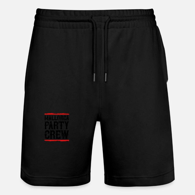 Mallorca Party Crew - Stanley/Stella Unisex Bio Joggingshorts Trainer  - Schwarz