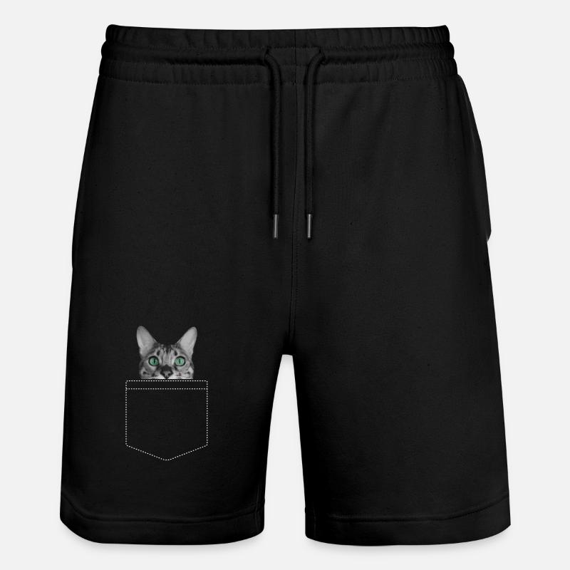 Chat Chats - Short de jogging bio TRAINER Stanley/Stella unisexe - noir