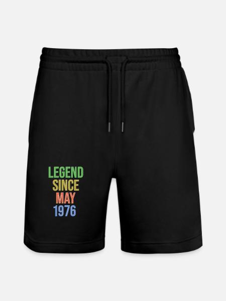 Legend Since May1976 - Stanley/Stella Trainer Unisex Organic Jogging Shorts - black