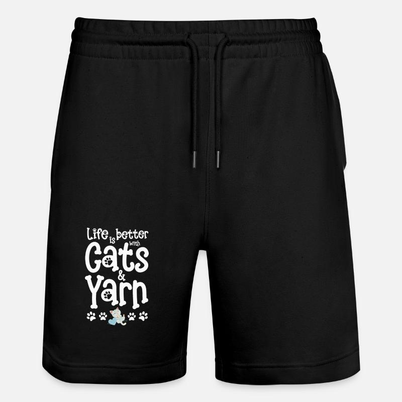 Chat Chats - Short de jogging bio TRAINER Stanley/Stella unisexe - noir