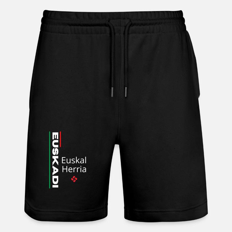 Vibrant Euskal Herria pattern design - Stanley/Stella Trainer Unisex Organic Jogging Shorts - black