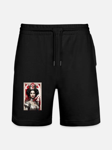 Fantasy-Cyberpunk der Königin der Herzen III - Stanley/Stella Unisex Bio Joggingshorts Trainer  - Schwarz