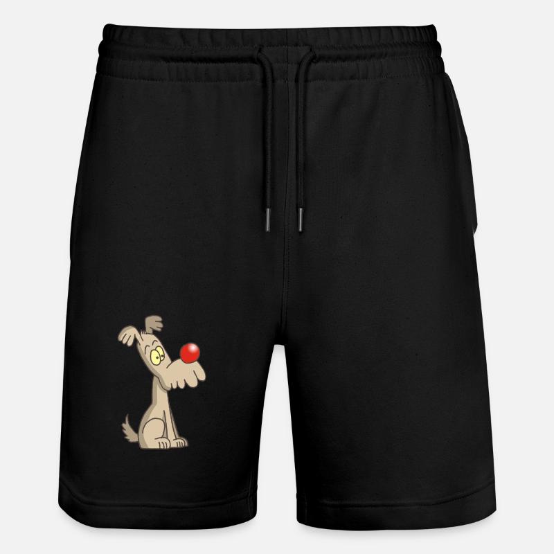 Chien rigolo et mignon - Short de jogging bio TRAINER Stanley/Stella unisexe - noir