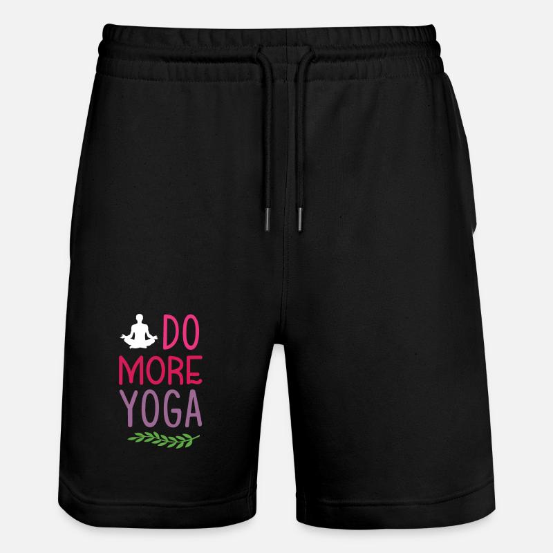 Vers plus de yoga - Short de jogging bio TRAINER Stanley/Stella unisexe - noir
