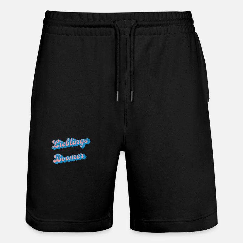 Favoris Boomer Retro Lettering - Short de jogging bio TRAINER Stanley/Stella unisexe - noir