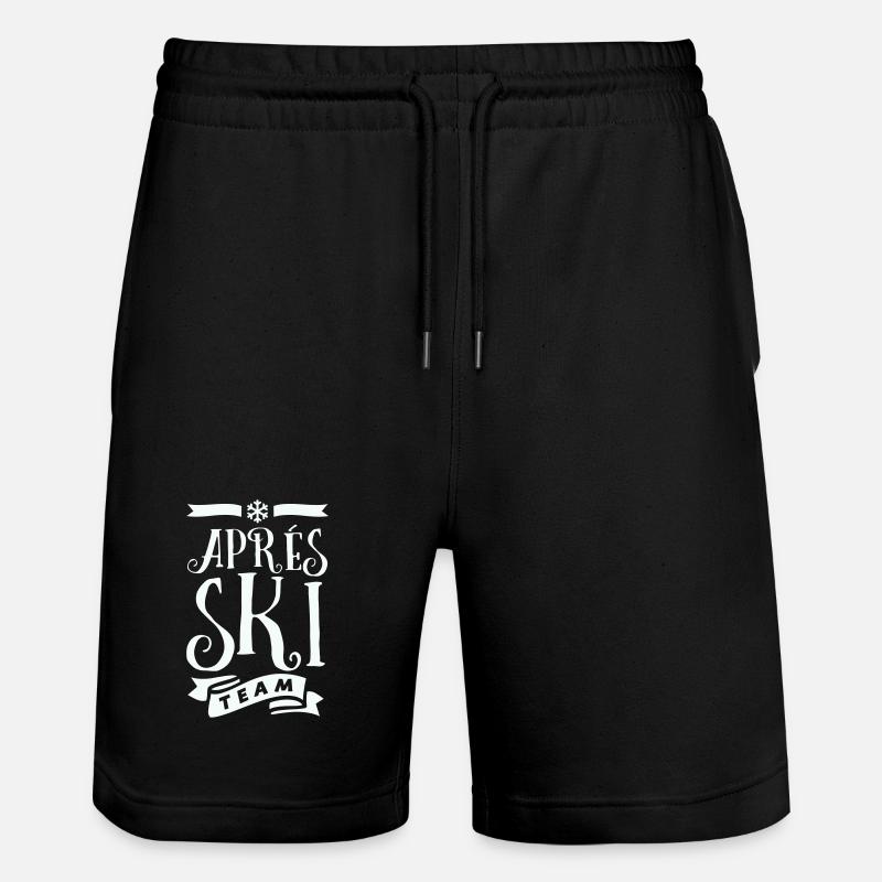 Après Ski Team  - Stanley/Stella Unisex Bio Joggingshorts Trainer  - Schwarz