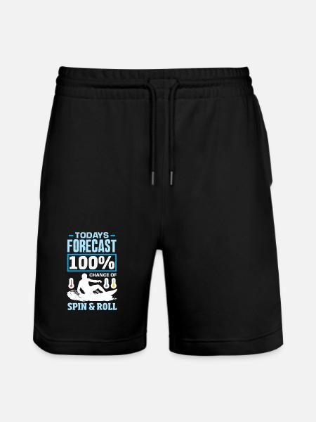Surfing Surfboarder Bodyboarder - Stanley/Stella Trainer Unisex Organic Jogging Shorts - black