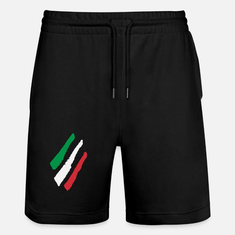 Drapeau italien - Short de jogging bio TRAINER Stanley/Stella unisexe - noir