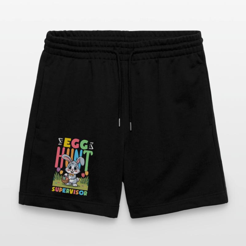 Happy Easter Sweet Easter Bunny Egg Hunt Easter Eggs Stanley/Stella Trainer Unisex Organic Jogging Shorts