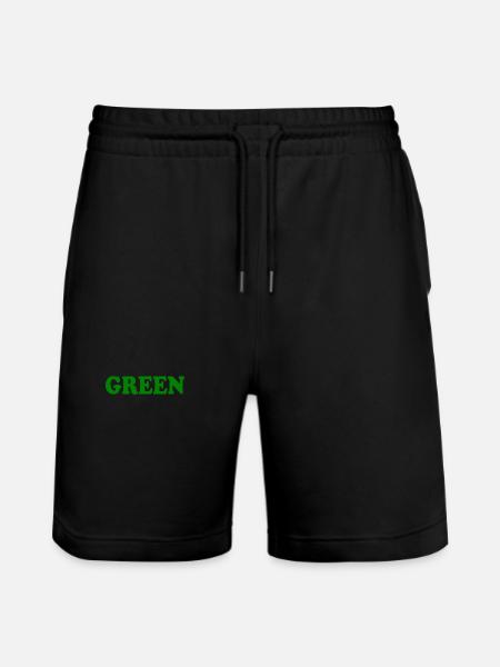 Green - Stanley/Stella Unisex Bio Joggingshorts Trainer - Schwarz