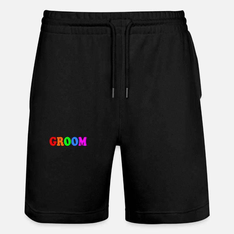 Groom - Short de jogging bio TRAINER Stanley/Stella unisexe - noir