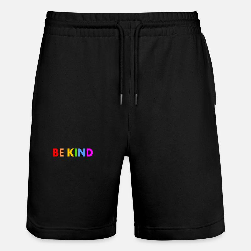 Be kind - Stanley/Stella Unisex Bio Joggingshorts Trainer  - Schwarz