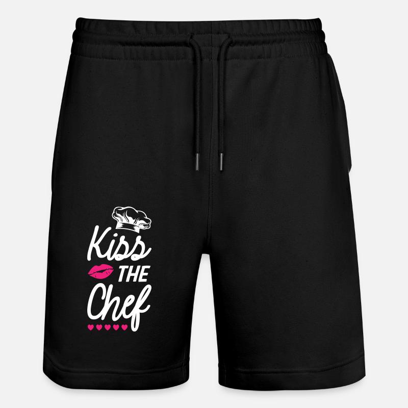 Embrassez le chef - Short de jogging bio TRAINER Stanley/Stella unisexe - noir
