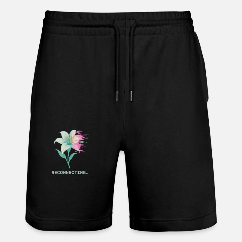 Reconnecting - Stanley/Stella Unisex Bio Joggingshorts Trainer  - Schwarz