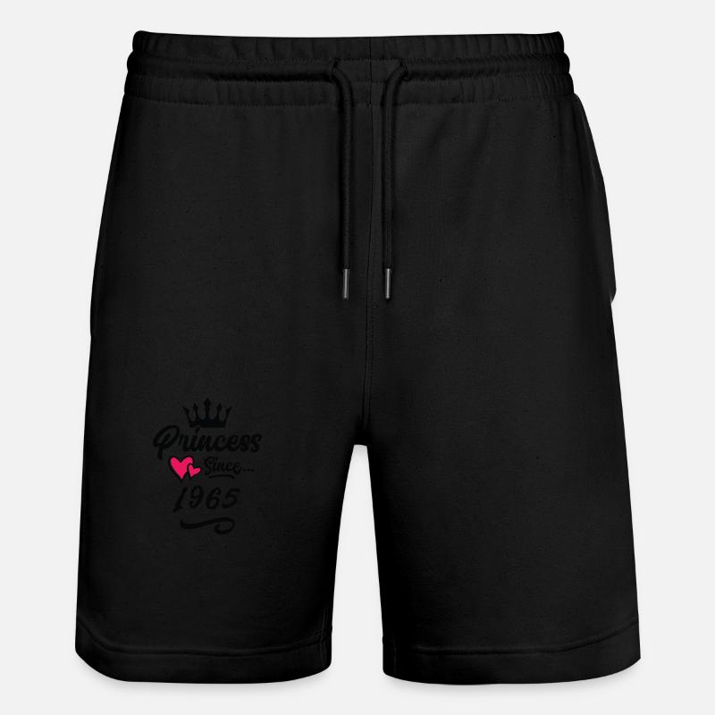 1965 Anniversaire de la princesse - Short de jogging bio TRAINER Stanley/Stella unisexe - noir