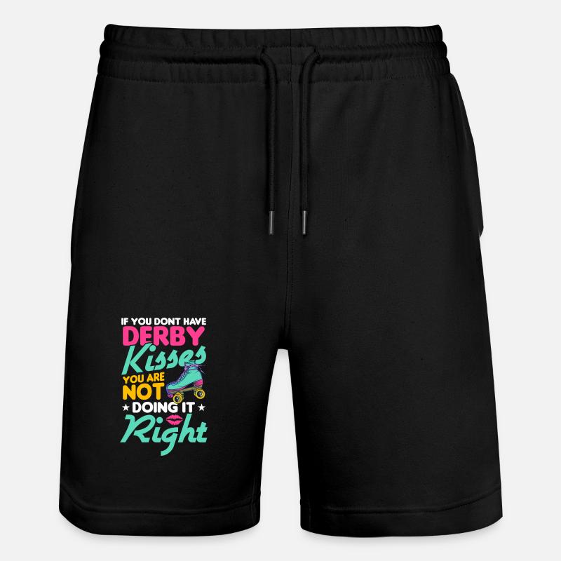 design de patins à roulettes - Short de jogging bio TRAINER Stanley/Stella unisexe - noir