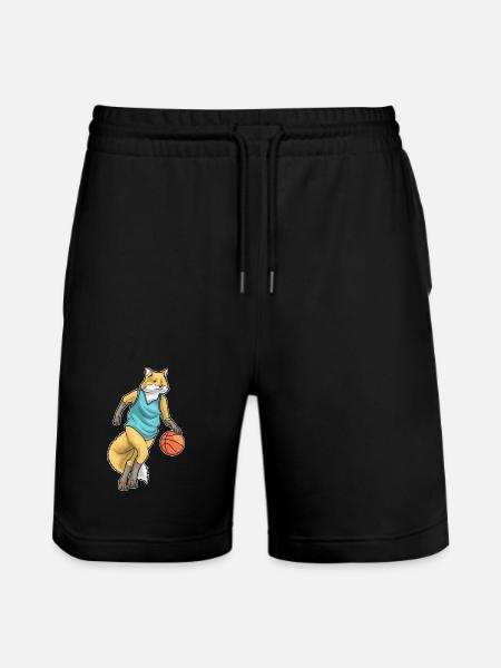 Fox Basketteur Basketteur - Short de jogging bio TRAINER Stanley/Stella unisexe - noir
