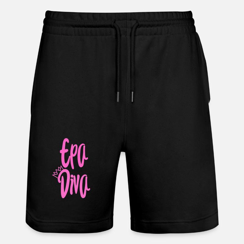 Diva de l’EPA - Short de jogging bio TRAINER Stanley/Stella unisexe - noir