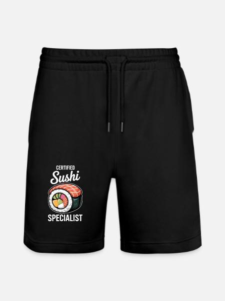 Sushi Saying Japanese Funny Sushi Gift - Stanley/Stella Trainer Unisex Organic Jogging Shorts - black