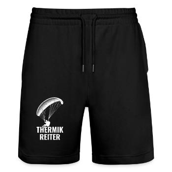Paraglider THERMIK REITER Funny - Stanley/Stella Trainer Unisex Organic Jogging Shorts - black - Front - Nik (191cm) & Marisol (170cm)